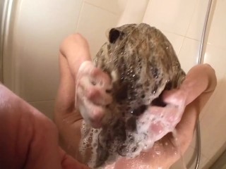 Pee on My Head when I Washed my Hair plus BlowJob when I Pee