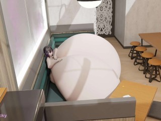 Ren's Special Gift Gigantic Breast Expansion Animation (Prettyclicky)