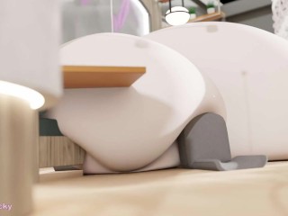 Ren's Special Gift Gigantic Breast Expansion Animation (Prettyclicky)