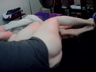 Wake my hot milf stepmom for a quick fuck before work!