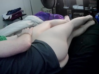 Wake my hot milf stepmom for a quick fuck before work!