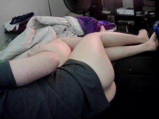 Wake my hot milf stepmom for a quick fuck before work!