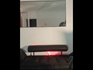 Self fisting in masculine suite