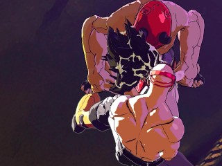 Big Tit Slut Fucked Hard by Thugs and Creampied - Hentai Cartoon