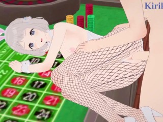 Lilja Katsuragi (Bunny Girl) and I have intense sex in the casino. - Gakuen Idolmaster Hentai