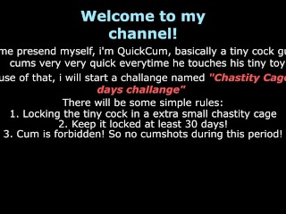 Chastity Cage Challange - Day 1/30