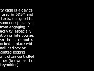 Chastity Cage Challange - Day 1/30