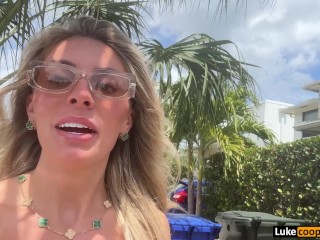 English Slut Bonnie Blue Picked Up And Fucked While Car Drives Itself