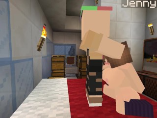Minecraft Jenny goes WILD!