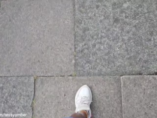 I Made My UBER Driver Touch Me - He Parked Up and Made Me CUM Licking Me in the Backseat