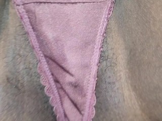My THONG got So SMELLY and MOIST with CREAMY Pussy DISCHARGE - I Let My StepDad SNIFF it All