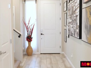 MOM4K Black Cock Makes A Cum Deposit In Mandy Rhea's Pussy