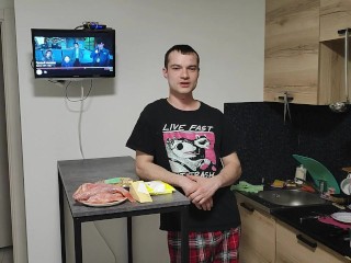 Фаршированный морской окунь