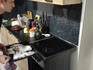 Фаршированный морской окунь