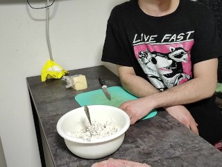 Фаршированный морской окунь