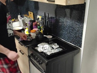 Фаршированный морской окунь