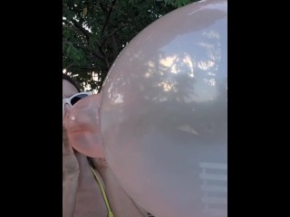 New Punchball Neon Balloons from Shein(Full video in C4S/MV/OF/Membersite)