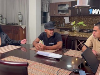 Hot curvy Milf Help her Stepson friend with erection Problems, Antonella Jones, DanyelMast