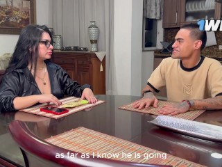 Hot curvy Milf Help her Stepson friend with erection Problems, Antonella Jones, DanyelMast