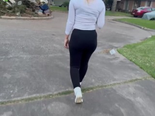 Pregnant outdoor sex