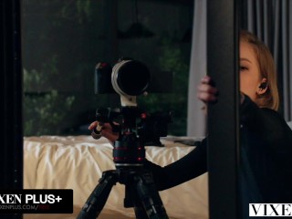 VIXEN Super Spy Bella Spark Seduces Nata Gold And BF In Intense Threesome