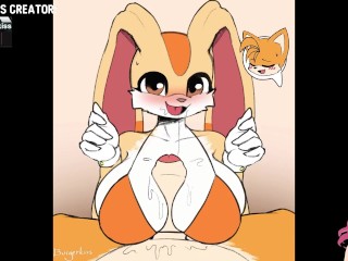 Tails fucks Cream's until they get pregnant trio de Sonic (Burgerkiss animation) - Jazziuu