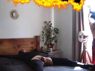 Training Zero Femdom Facesitting Orgasm Marathon! Real Cum Homemade Slave Bondage BDSM MILF Stepmom