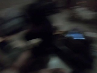 My Friends we're curious about wemen's pregnant body, So My Wife  let US to play with her