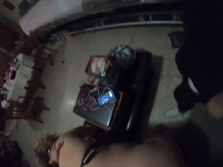 My Friends we're curious about wemen's pregnant body, So My Wife  let US to play with her