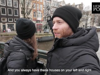 Die GANZE STRASSE sieht uns FICKEN in AMSTERDAM. The NETHERLANDS Vlog Series