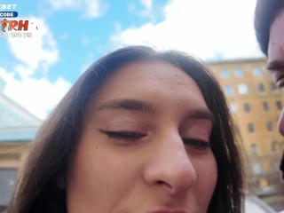 Shock! Cringe! She's fucking a homeless guy!