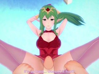 POV Hentai Footjob from Tiki from Fire Emblem