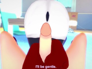 POV Hentai Footjob from Ayame Sarutobi from Gintama