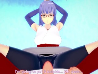 POV Hentai Footjob from Ayame Sarutobi from Gintama