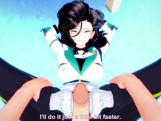 POV Hentai Footjob from Colt Python from Girls Frontline