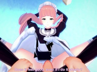 POV Hentai Footjob from Felicia from Fire Emblem