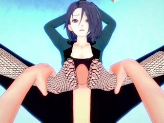 POV Hentai Footjob from Shamir from Fire Emblem