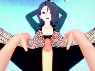 POV Hentai Footjob from Shamir from Fire Emblem