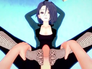 POV Hentai Footjob from Shamir from Fire Emblem