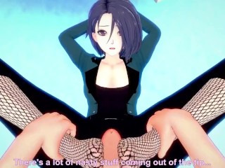 POV Hentai Footjob from Shamir from Fire Emblem