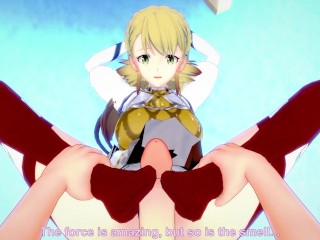 POV Hentai Footjob from Sharena from Fire Emblem