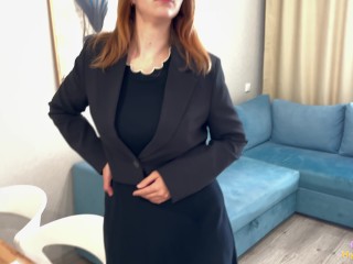 I fucked an estate agent hard because she overcharged for her service