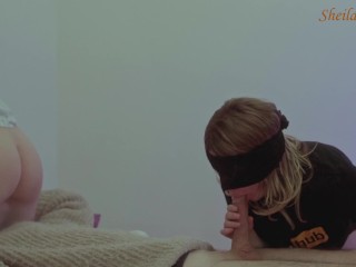 Amateur threesome, my gf swallows my cum while I'm licking her best friend pussy - Sheila Moore