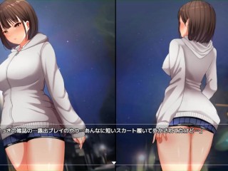 【H GAME】夜歩きDLC Live2DアニメVer♡玄関前でオナニー エロアニメ｜エロ同人｜Hentai｜Anime｜Doujin