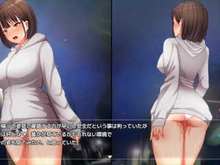 【H GAME】夜歩きDLC Live2DアニメVer♡玄関前でオナニー エロアニメ｜エロ同人｜Hentai｜Anime｜Doujin