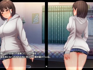 【H GAME】夜歩きDLC Live2DアニメVer♡玄関前でオナニー エロアニメ｜エロ同人｜Hentai｜Anime｜Doujin