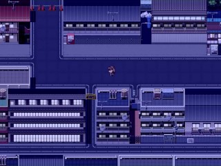 【H GAME】夜歩きDLC Live2DアニメVer♡玄関前でオナニー エロアニメ｜エロ同人｜Hentai｜Anime｜Doujin