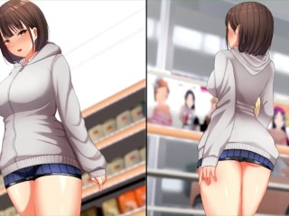 【H GAME】夜歩きDLC Live2DアニメVer♡玄関前でオナニー エロアニメ｜エロ同人｜Hentai｜Anime｜Doujin