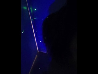 POV - Colombian in Red Lingerie & a Cross Necklace… She Gave Me Head, Then Got Bent Over