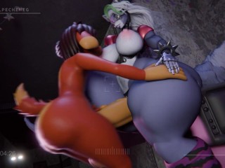 Big Booty babes from FNAF inpregnated hard
